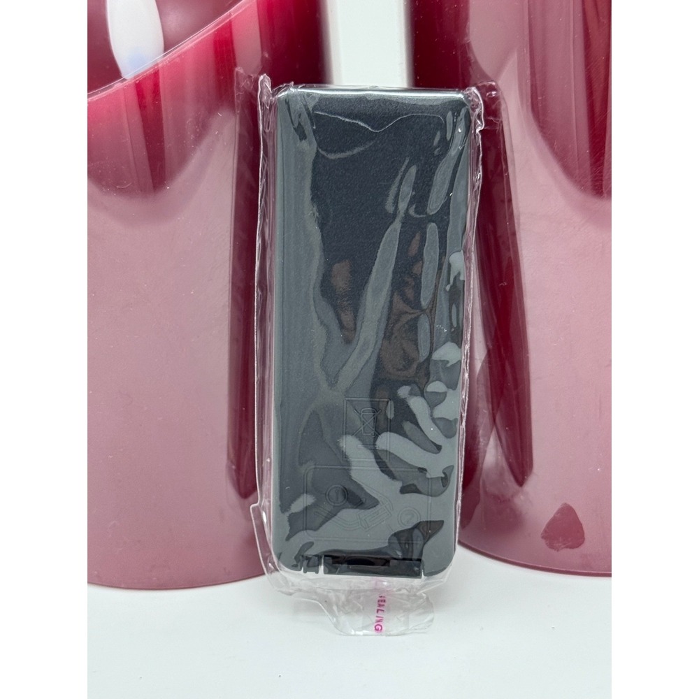 Set of 2 Flameless Flicker LED Pillar Wax Candles with Remote 5" 6" Burgundy Red - Picture 7 of 16